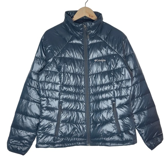 Columbia | Women | 650TD Omni Heat Navy Blue Radial Down Puffer Jacket | Large - Picture 2 of 15